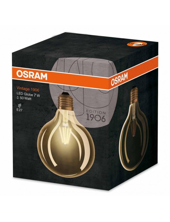 Osram 7W Globe LED Rustik Ampul