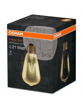 Osram 2,8W Edison LED Rustik Ampul